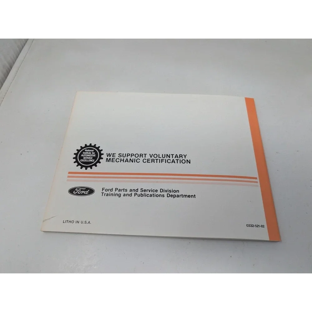 1982 Ford Bronco Courier F100-350 Electrical & Vacuum Troubleshooting Manual VTG
